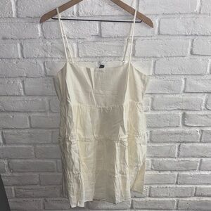 Cream Spaghetti Strap Dress Size XL